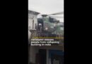 Military helicopter rescues people from collapsing building in India | AJ #shorts