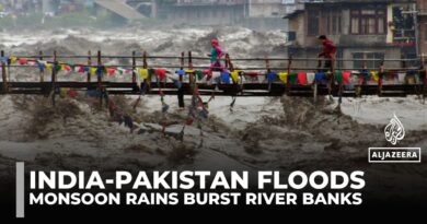 Monsoon floods wreak havoc across India and Pakistan, with more rain forecast