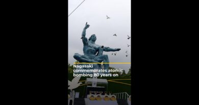 Nagasaki commemorates atomic bombing 80 years on | AJ #shorts