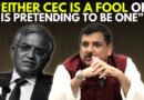 ‘Not Gyanesh Kumar But Agyanesh Kumar’: MP Sanjay Singh Counters CEC Gyanesh Kumar On “Vote Chori”