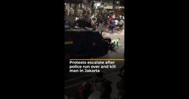 One killed, dozens injured at anti-government protests in Jakarta | AJ #shorts