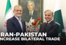 Pakistan’s Sharif hosts Iran’s Pezeshkian, agrees to security, trade boost