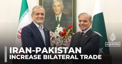 Pakistan’s Sharif hosts Iran’s Pezeshkian, agrees to security, trade boost