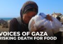 Palestinian mother in Gaza risks her life in search for food to feed her hungry children