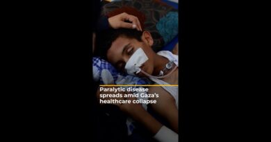 Paralytic disease spreads amid Gaza’s healthcare collapse | AJ#shorts