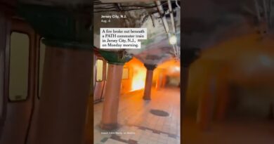Passengers Flee as Fire Breaks Out Under New Jersey PATH Train