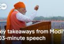 PM Modi addresses the Nation in lengthy speech as India celebrates Independence Day | DW News