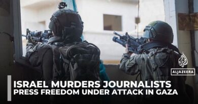 Press freedom under fire as Israel kills journalists in Gaza
