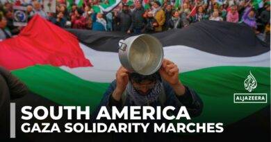 Protesters in Chile and Argentina demand end to Israel’s war on Gaza