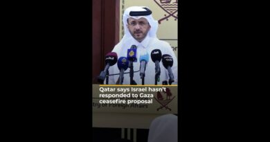 Qatar says Israel hasn’t responded to Gaza ceasefire proposal | AJ #shorts