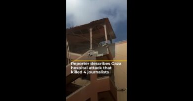 Reporter describes Gaza hospital attack that killed four journalists | AJ #shorts