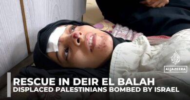 Rescued Palestinian woman recounts horror of being buried under rubble after Israeli Gaza bombing