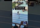 Robot slams into man during race