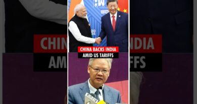 #Shorts | China backs India as US imposes tariffs over Russian oil; calls Washington a “bully”