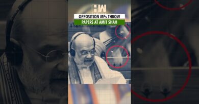 #Shorts | Lok Sabha witnessed high drama as opposition MPs throw papers on Amit Shah amid his speech