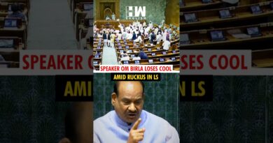 #Shorts | LS Speaker Om Birla loses cool amid shouting and sloganeering by the opposition MPs