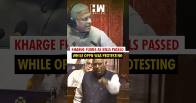 #Shorts | Mallikarjun Kharge alleges bills were passed while Opposition MPs were protesting
