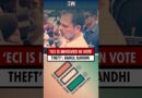 #Shorts | Rahul Gandhi alleges ECI is involved in vote theft, claims he has proof. | Bihar Elections