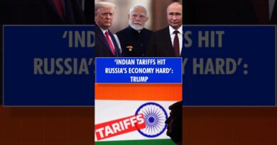 #Shorts| Trump again indirectly hits India; says US tariffs on it dealt big blow to Russia’s economy