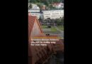 Sweden slowly wheels 113-year-old church across town | AJ # shorts