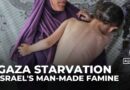 Tens of thousands of Palestinian children starving in Gaza tent camps