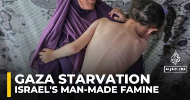 Tens of thousands of Palestinian children starving in Gaza tent camps