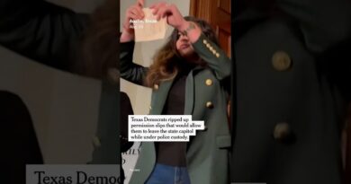 Texas Democrats Rip Up Permission Slips