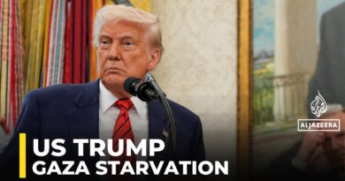 Trump blames Hamas for Gaza starvation, urges surrender