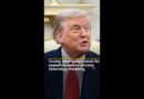 Trump downplays need for ceasefire before private Zelenskyy meeting | AJ #shorts