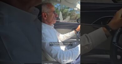 Turkish Transportation Minister shares video driving 225 kmph | DW News