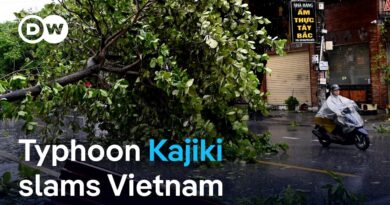 Typhoon Kajiki crosses to Laos after lashing Vietnam | DW News