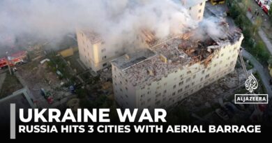 Ukraine war: Several people killed in Russian strikes on Kharkiv, Donetsk and Zaporizhzhia