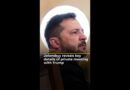 Ukraine’s Zelenskyy reveals key details of private meeting with Trump | AJ #shorts