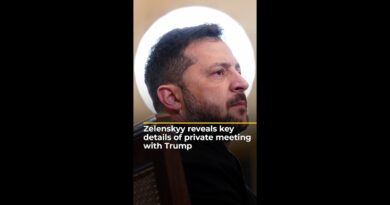 Ukraine’s Zelenskyy reveals key details of private meeting with Trump | AJ #shorts