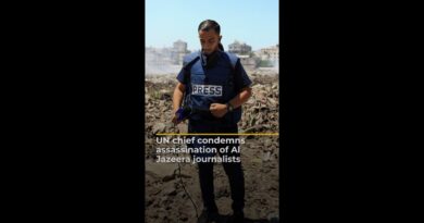 UN chief condemns assassination of Al Jazeera journalists | AJ #shorts