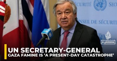UN chief: Gaza famine is ‘a present-day catastrophe, people are dying from hunger’