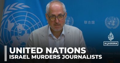 UN condemns killing of Al Jazeera journalists in Gaza, urges an independent probe