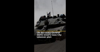 UN Secretary-General slams Israel’s Gaza City takeover plan | AJ #shorts