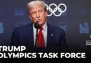 US President Donald Trump signs an executive order, in Washington