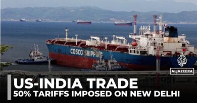 US raises India tariffs to 50 percent over Russian oil purchases