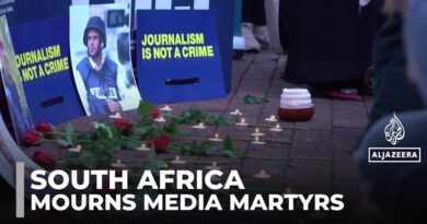 Vigil for journalists slain in Gaza: Event in south Africa honours more than 270 killed