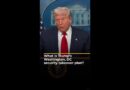 What is Trump’s Washington, DC security takeover plan? | AJ #shorts