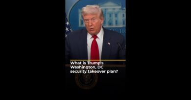 What is Trump’s Washington, DC security takeover plan? | AJ #shorts