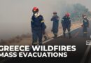 Wildfires in Greece force mass evacuations as firefighters battle intense blazes