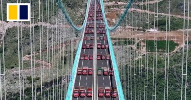 World’s tallest bridge completes load test in China