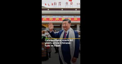 Xi Jinping makes rare visit to Tibet to celebrate 60 years of Chinese rule | AJ #shorts
