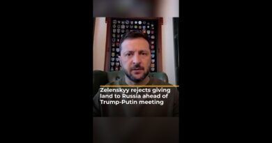 Zelenskyy rejects ‘gifting land’ to Russia ahead of Trump-Putin meeting | AJ #shorts