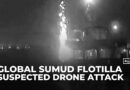 Activists say second Gaza-bound flotilla boat in Tunisia hit by suspected drone strike