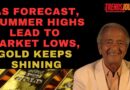 AS FORECAST, SUMMER HIGHS LEAD TO MARKET LOWS, GOLD KEEPS SHINING