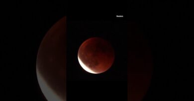 ‘Blood moon’ lights up the sky across Asia
